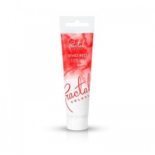 Fractal - gel paint - red - VIVID RED - 30g