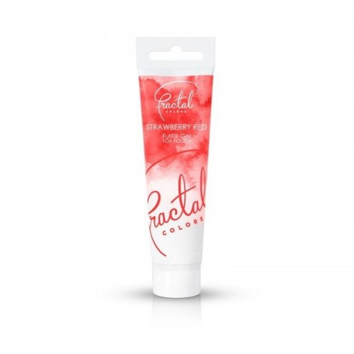 Fraktal - Gelfarbe - rot -  STRAWBERRY    RED - 30g