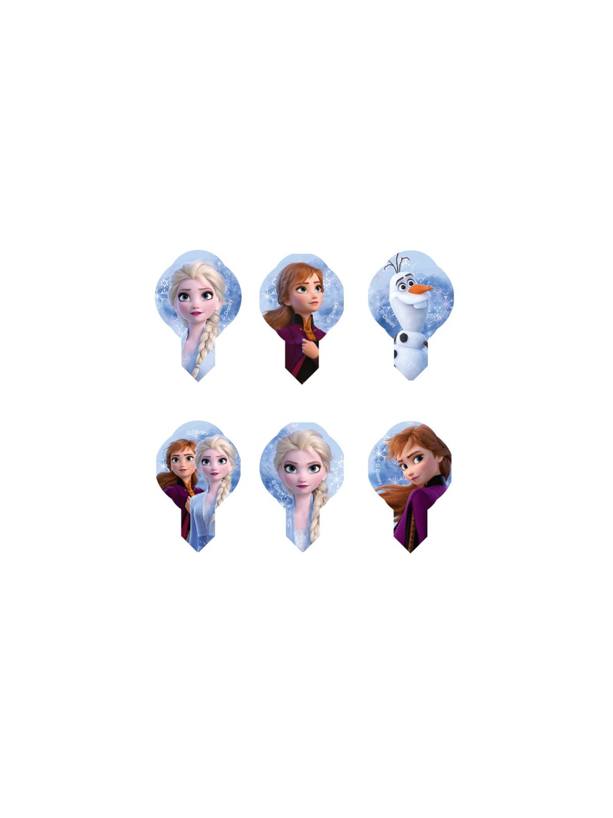 Disney Edible Paper MIX Frozen mini - 12 pcs