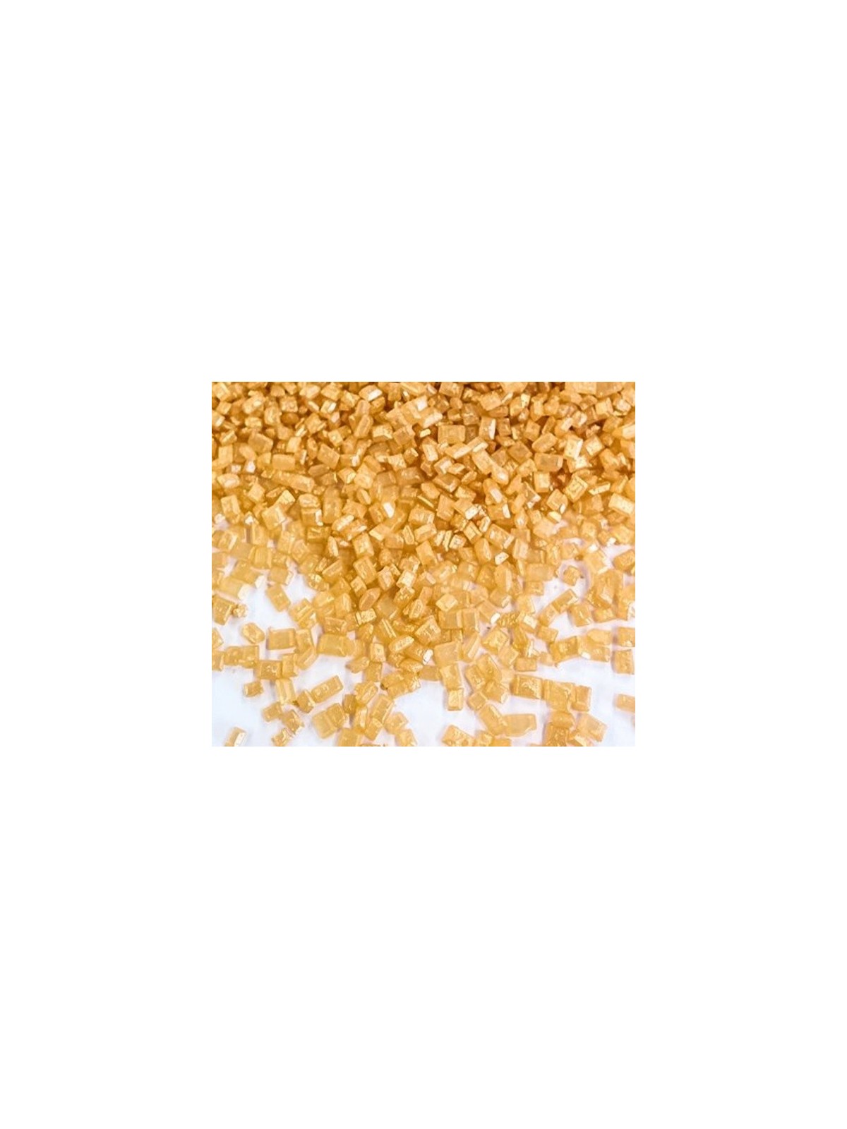 Zuckerkristalle Gold Mittel - 100g