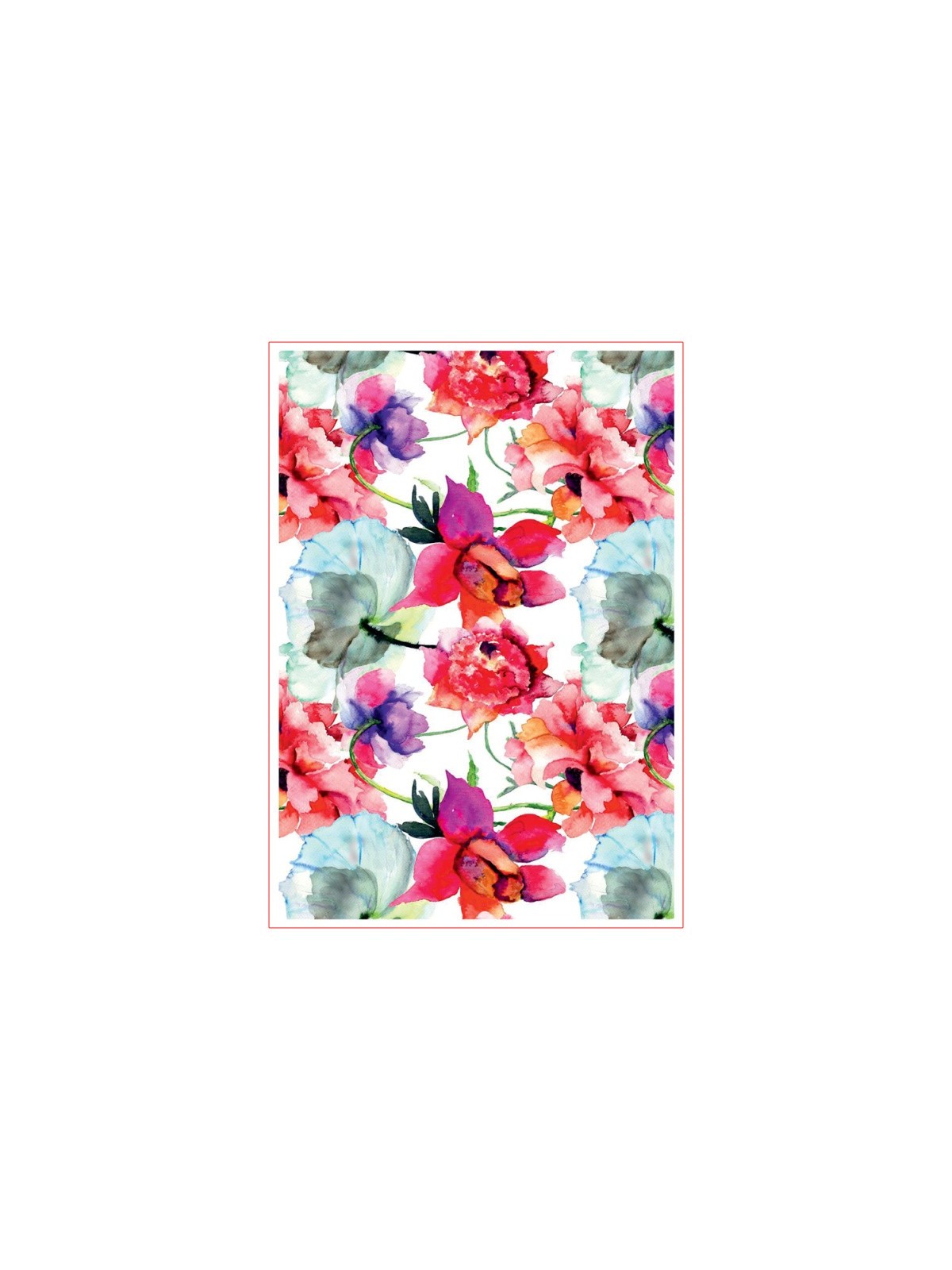 Jedlý papier prúžky - kvety 20cm / 25ks