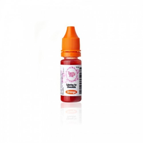 RABAT: Tasty Me - płynny kolor czekolady - pomarańczowy - Orange 10ml