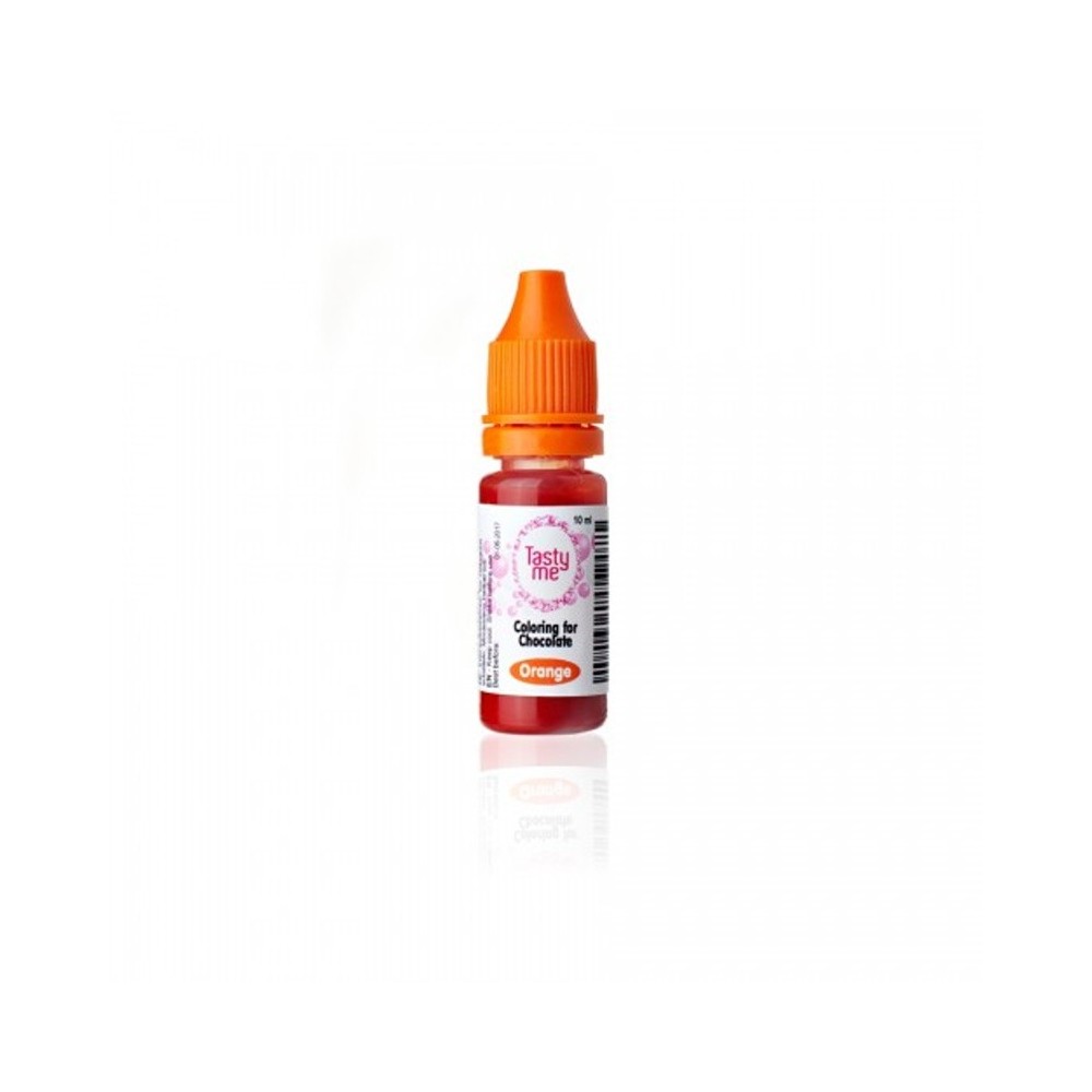 RABAT: Tasty Me - płynny kolor czekolady - pomarańczowy - Orange 10ml