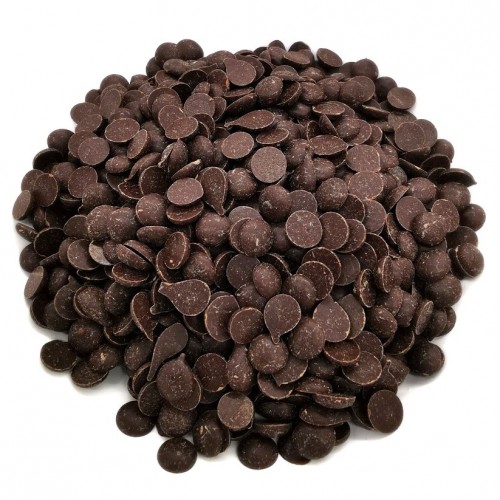 Dark chocolate 60% seeds - dark discs - 500g