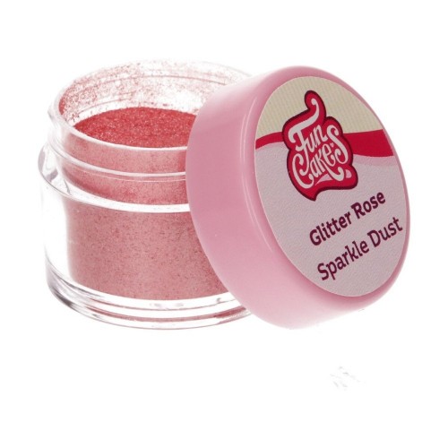 FunCakes sypki pigment perłowy różowy - Glitter różowy - 3,5g