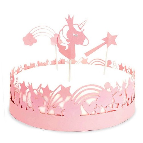 ScrapCooking zápich do torte - sada Unicorn  - 4ks