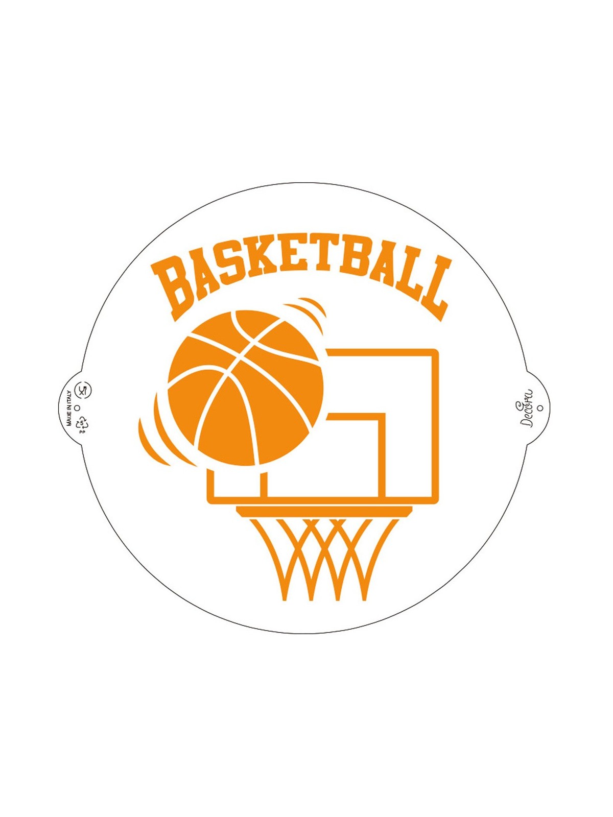 Decora - Stencil Basketball - 25cm