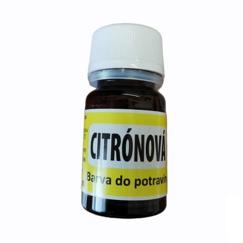 Barwnik spożywczy w płynie - cytrynowy - 10 ml.