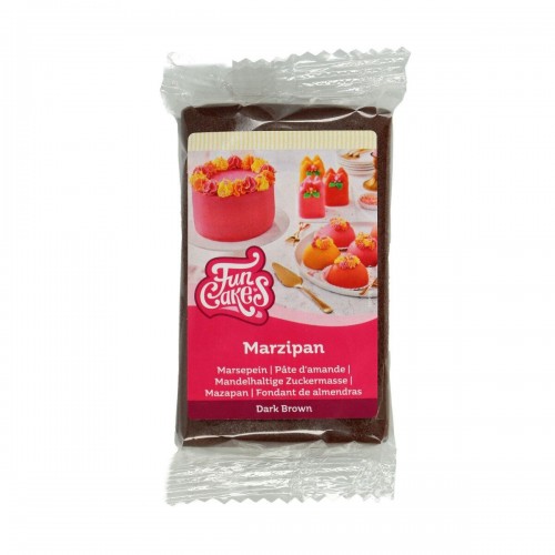 FunCakes Marzipan Dark Brown - brown - 250g