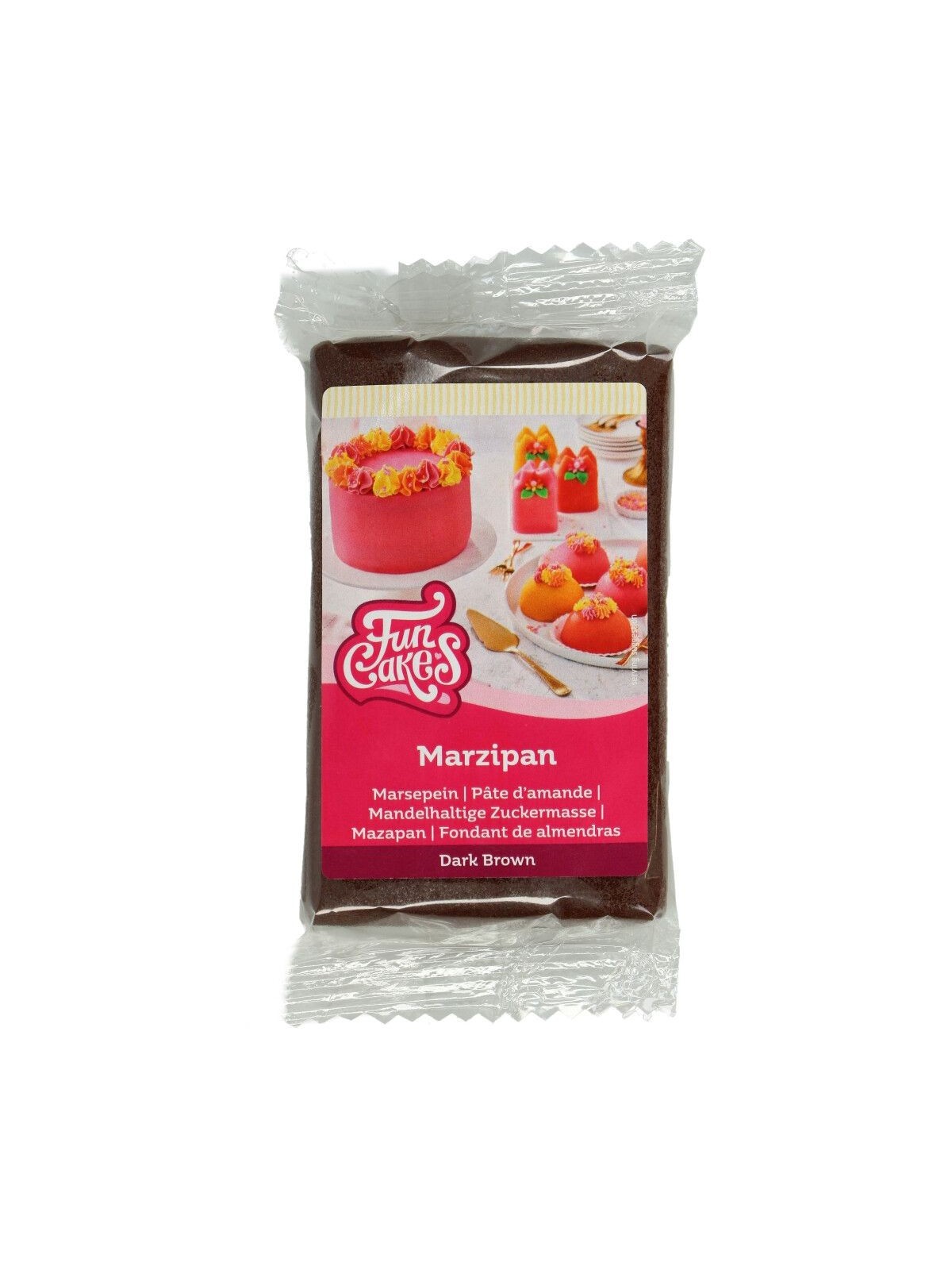 FunCakes Marzipan Dark Brown - brown - 250g