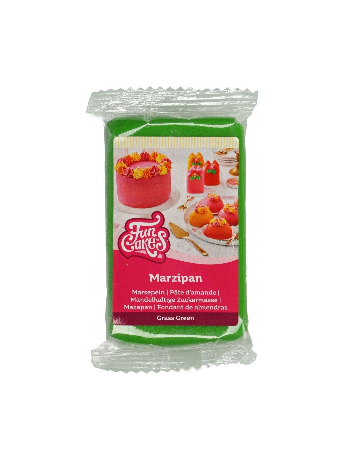 FunCakes Marzipan Grasgrün - grün - 250g