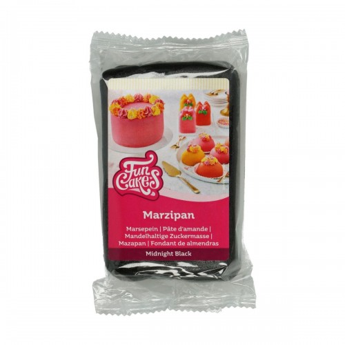 FunCakes Marcipán Midnight Black - czarny - 250g