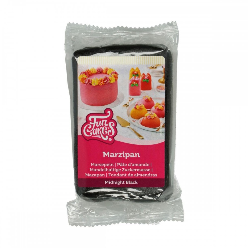 FunCakes Marzipan Midnight Black - black - 250g