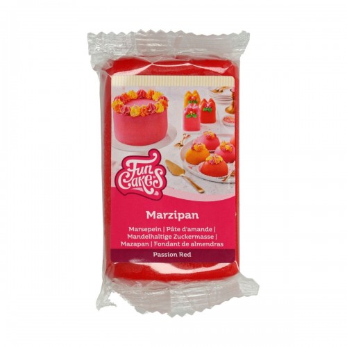 FunCakes Marcepan Passion Red - czerwony - 250g