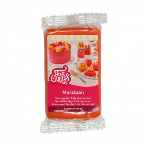 FunCakes Marcipan Sunset Orange - pomarańczowy - 250g