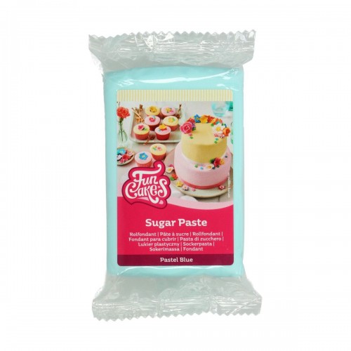 FunCakes poleva fondán Pastel Blue - modrá 250g