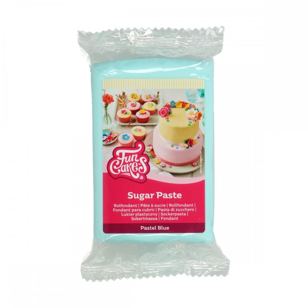 FunCakes poleva fondán Pastel Blue - modrá 250g