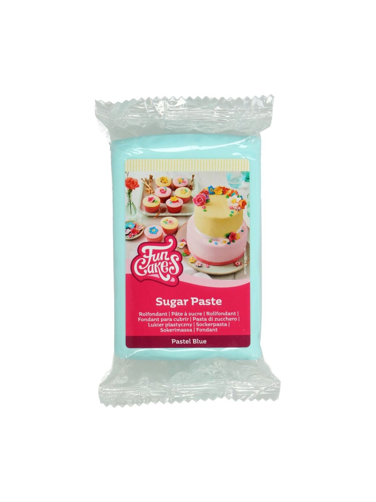 FunCakes poleva fondán Pastel Blue - modrá 250g