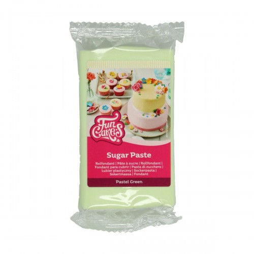 FunCakes lukrowanie fondantowe Pastel Green - zielony 250g.