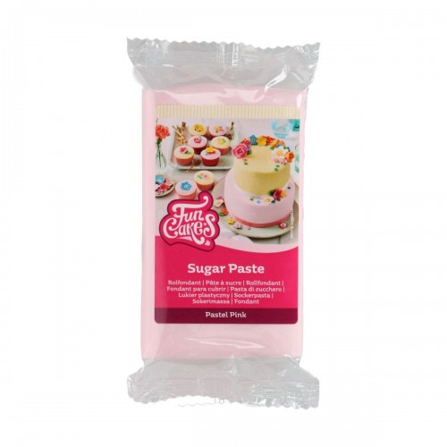 FunCakes lukrowanie fondant Pastel Pink - różowy 250g