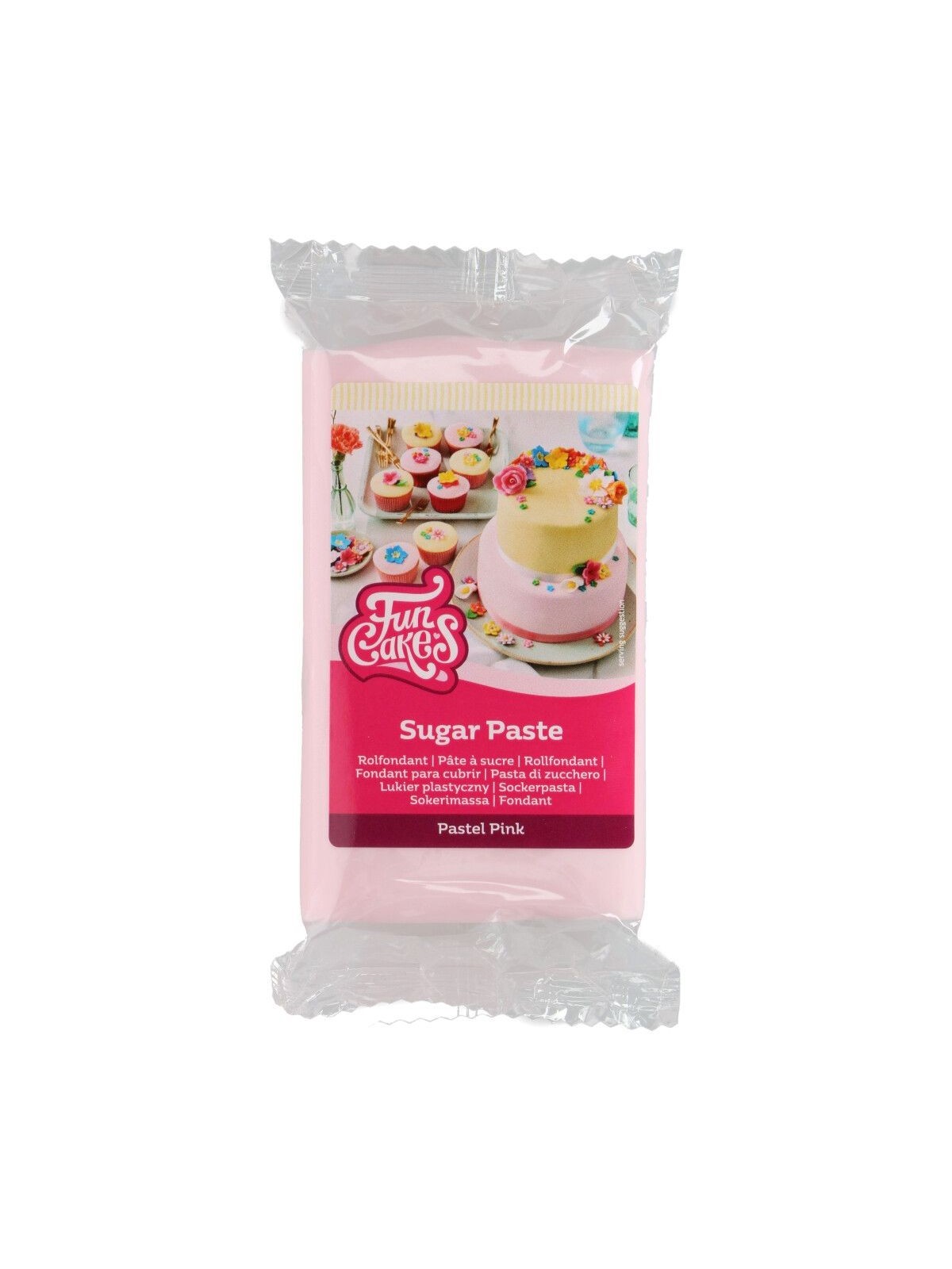 FunCakes lukrowanie fondant Pastel Pink - różowy 250g