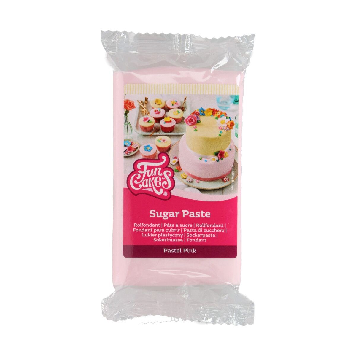 FunCakes potahový fondán Pastel Pink  - růžová 250g