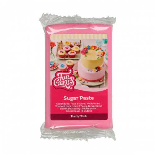 FunCakes lukier plastyczny - Pretty Pink - różowy - 250g