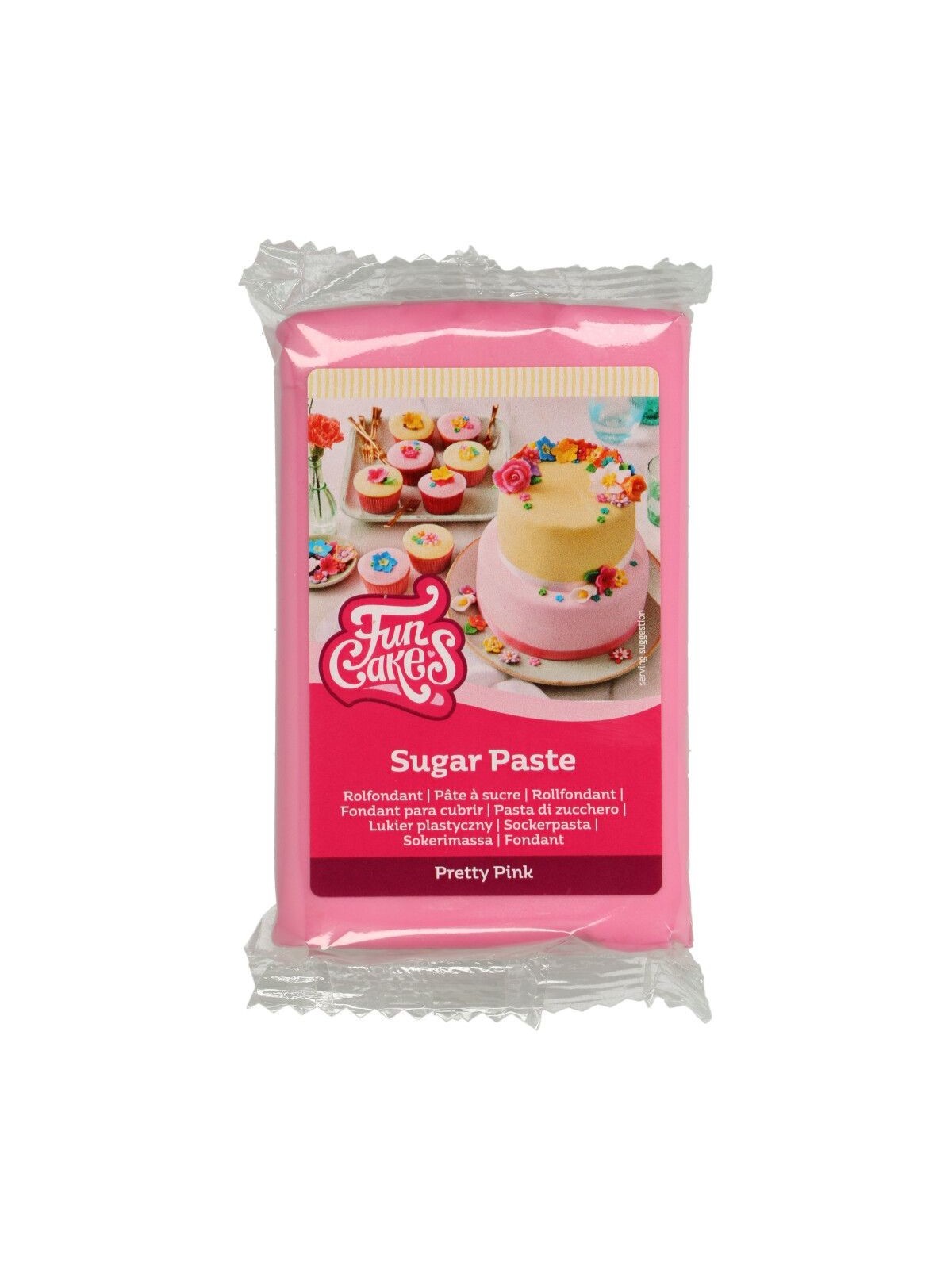 FunCakes lukier plastyczny - Pretty Pink - różowy - 250g