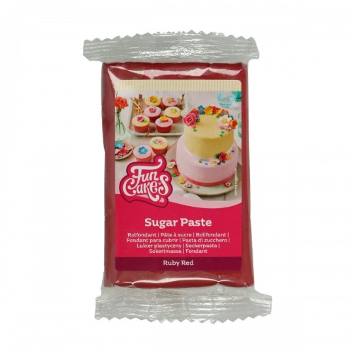 FunCakes Rollfondant - Ruby Red - Rubinrot - 250g