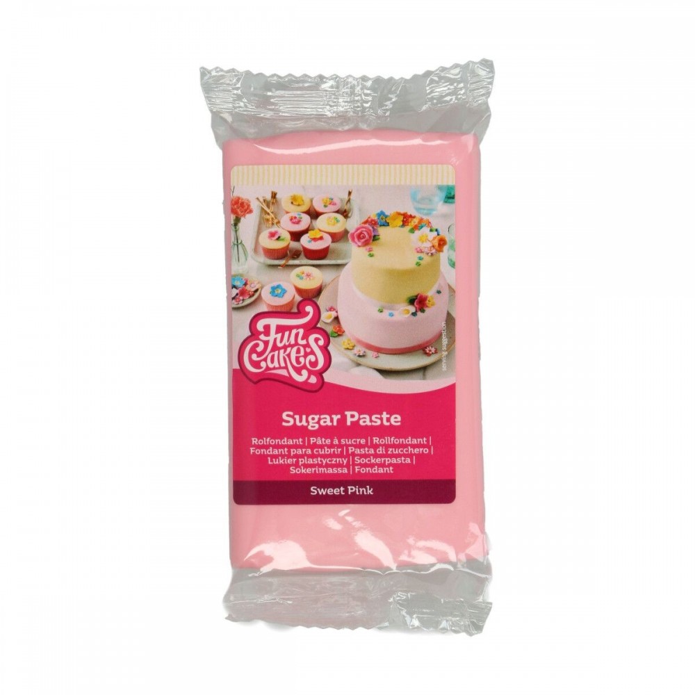 FunCakes Fondantüberzug Sweet Pink - rosa Kätzchen - 250g