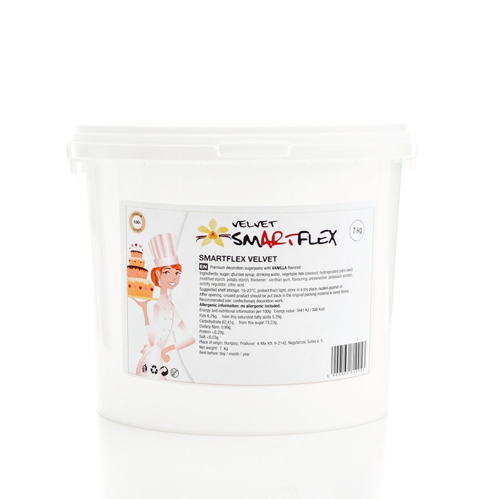 Smartflex Velvet rollfondant - Vanilla 7kg