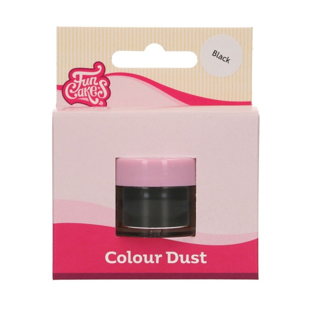 FunCakes Powder Colour - Black - 1.5g