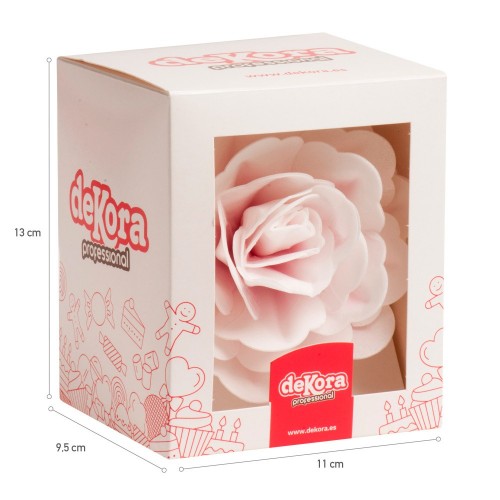 Decor - Edible paper - rose giant - 1pc