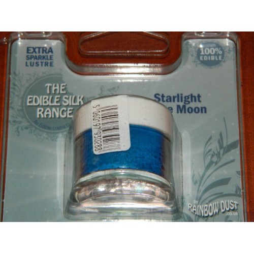 Lesklý modrý měsíční prachový pigment Rainbow dust - Starlight Blue Moon.