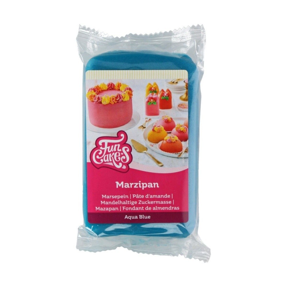 FunCakes Marcipan Aqua Blue - niebieski - 250g