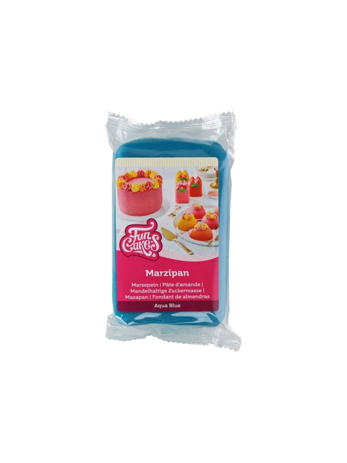 FunCakes Marcipan Aqua Blue - niebieski - 250g