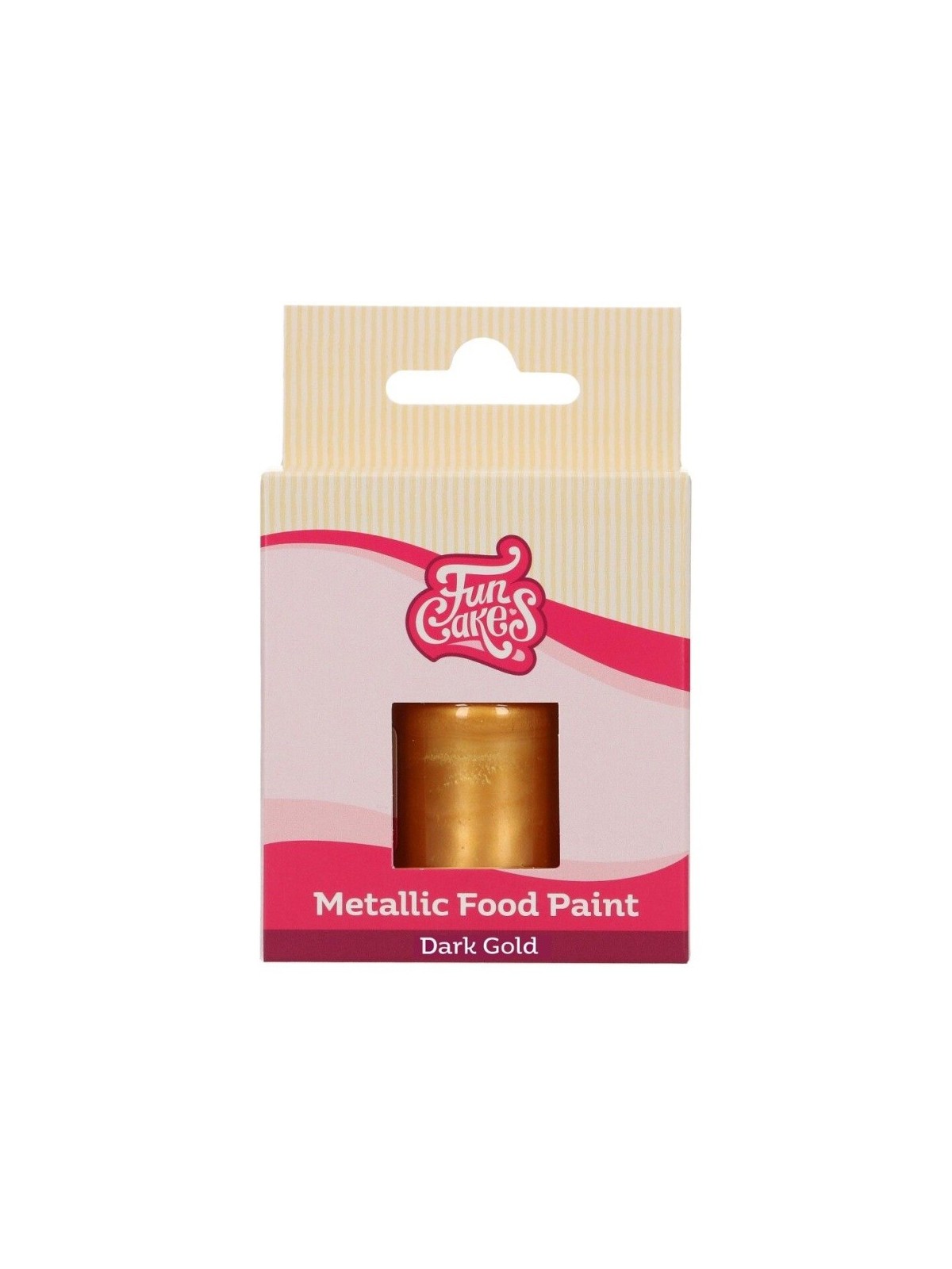 FunColours Metallic Food Paint Dark Gold - zlatá - 30ml