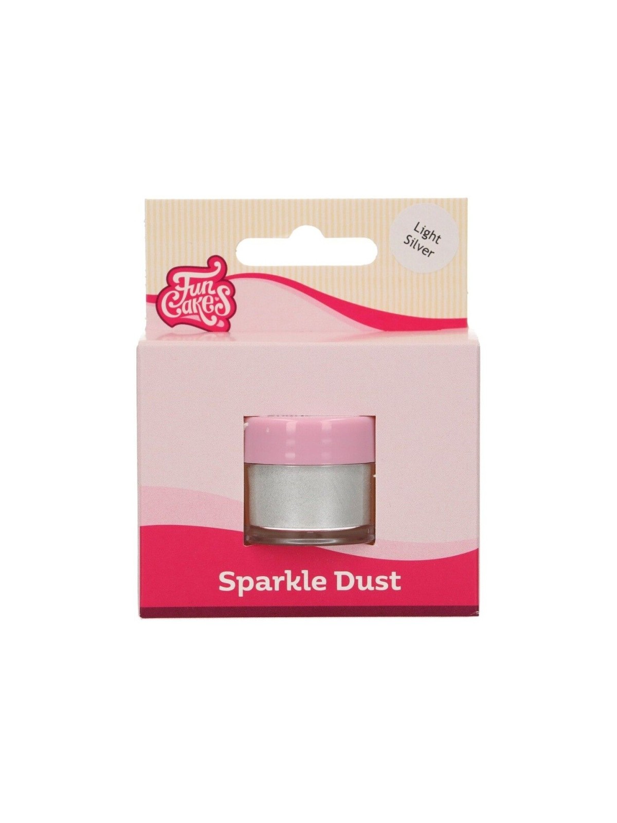 FunColours Sparkle Dust -  Light silver 3g