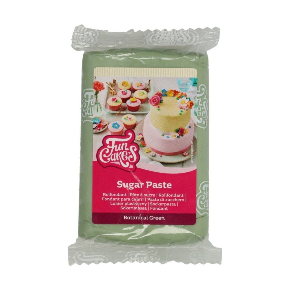 FunCakes poleva fondán Botanical Green - zelená 250g