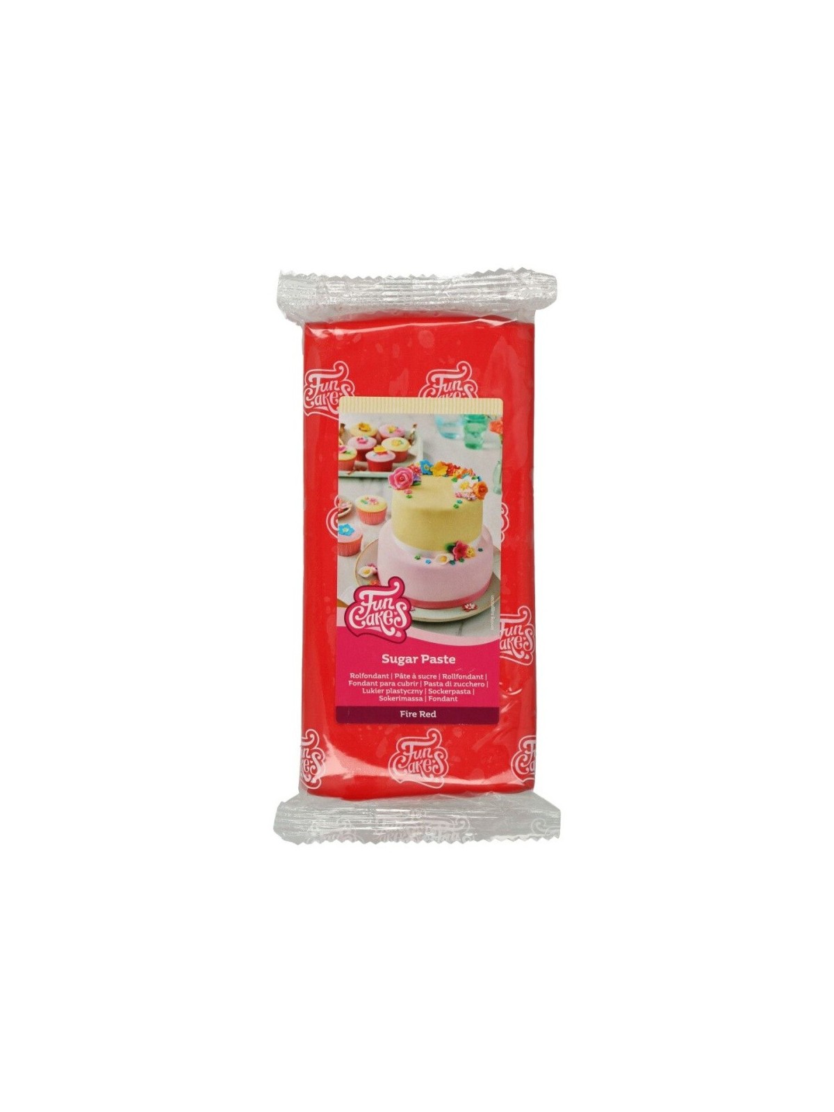 FunCakes masa cukrowa do dekoracji Fire Red - czerwony - 1 kg