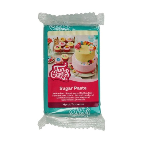 FunCakes polevový fondán Mystic Turquoise - Tyrkysová 250g