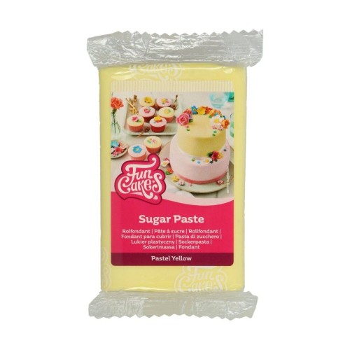 FunCakes fondánová poleva Pastel Yellow - žltá 250g