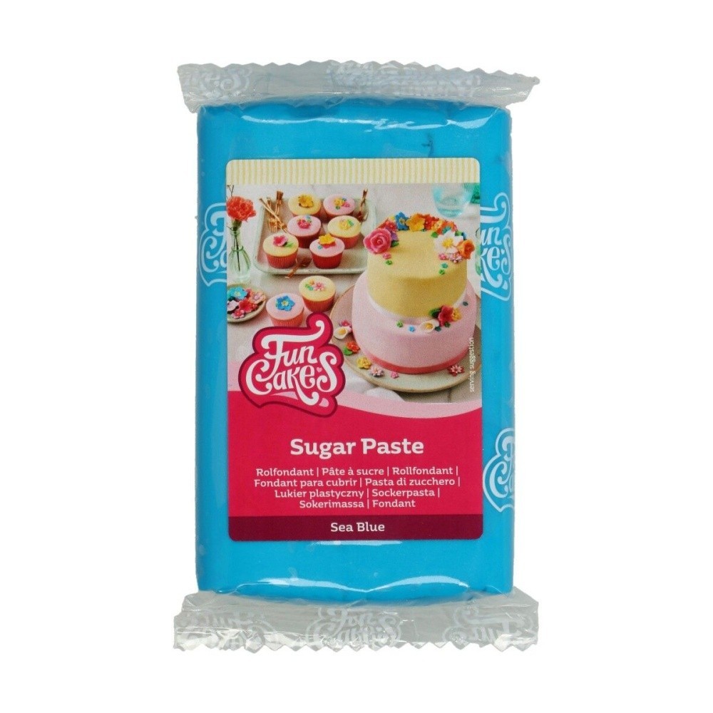 FunCakes poťahovací fondán Sea Blue - morská modrá - 250g