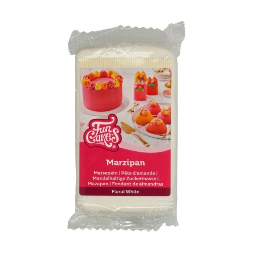 Funcakes marcipán Floral White - Biely 250g