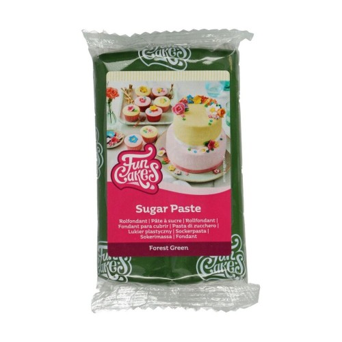 FunCakes poťahovací fondán forest green - tmavá zelená 250 g