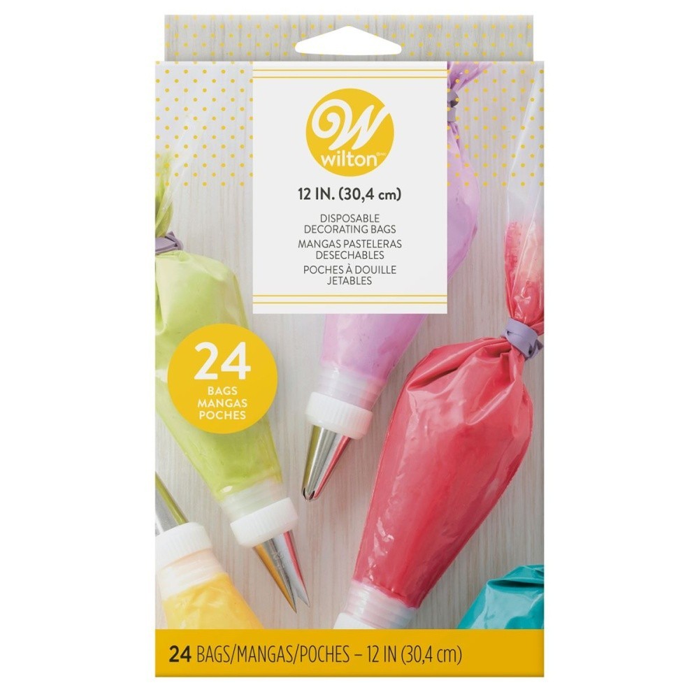 Wilton disposable decorating bags 30cm 24pcs