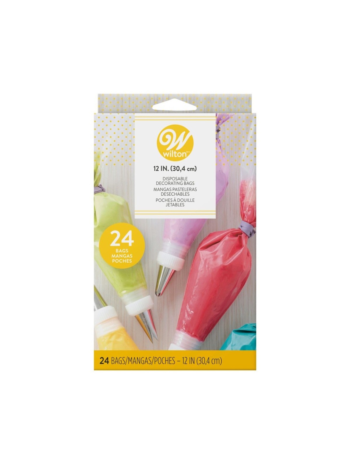 Wilton disposable decorating bags 30cm 24pcs