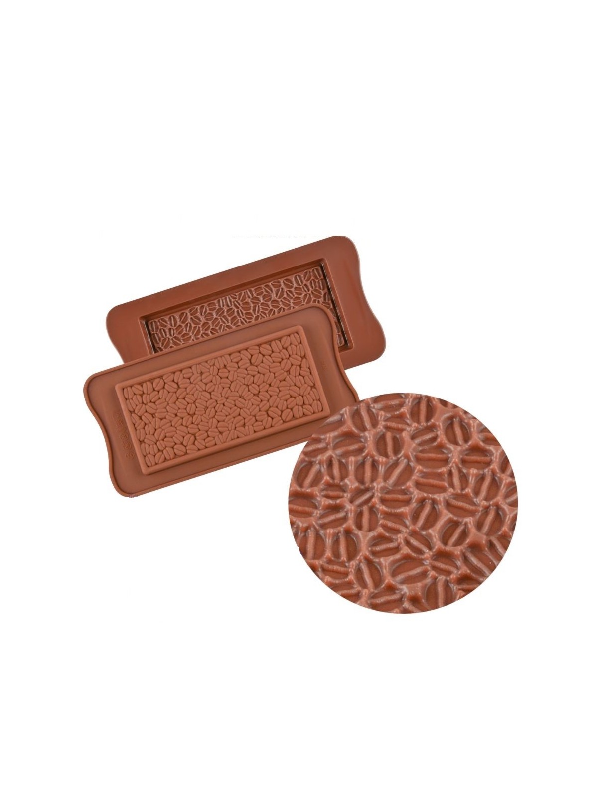 Silicone mold for chocolate - coffee beans