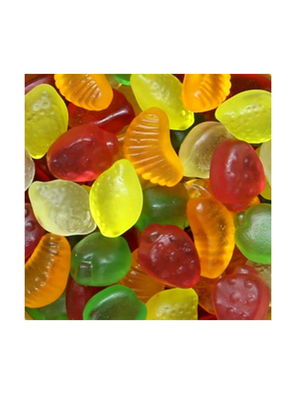 Gelatine - mini Früchte - 200g