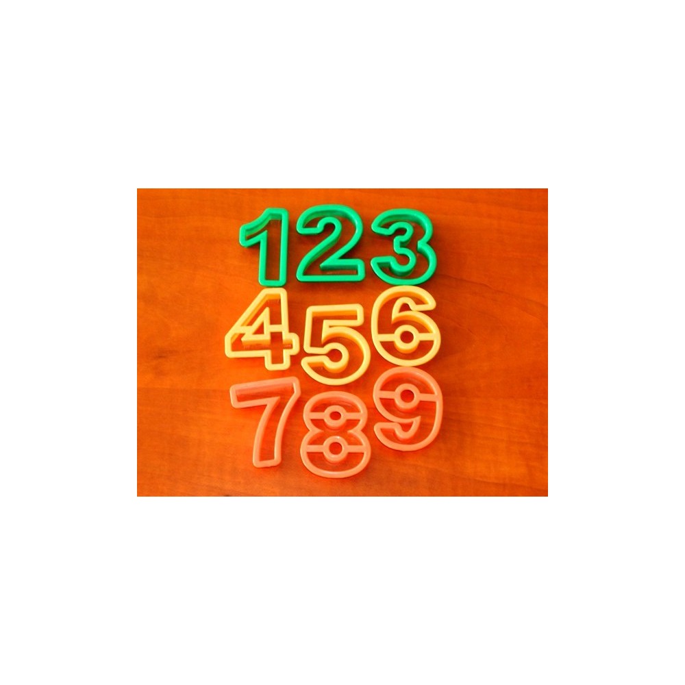 Ausstechformen - Zahlen und Symbole 15pcs